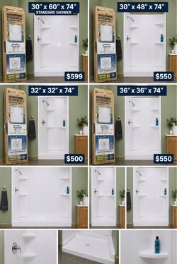 Claro 👍 Te lo dejo listo para Facebook Marketplace, con los precios bien claros y en inglés para que se vea más profesional:  🚿 MUSTEE DURAWALL SHOW