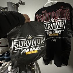 ALL NEW Size L and XL - Civil Regime x WWE Survivor Series War Games San Diego Oversized Tshirt