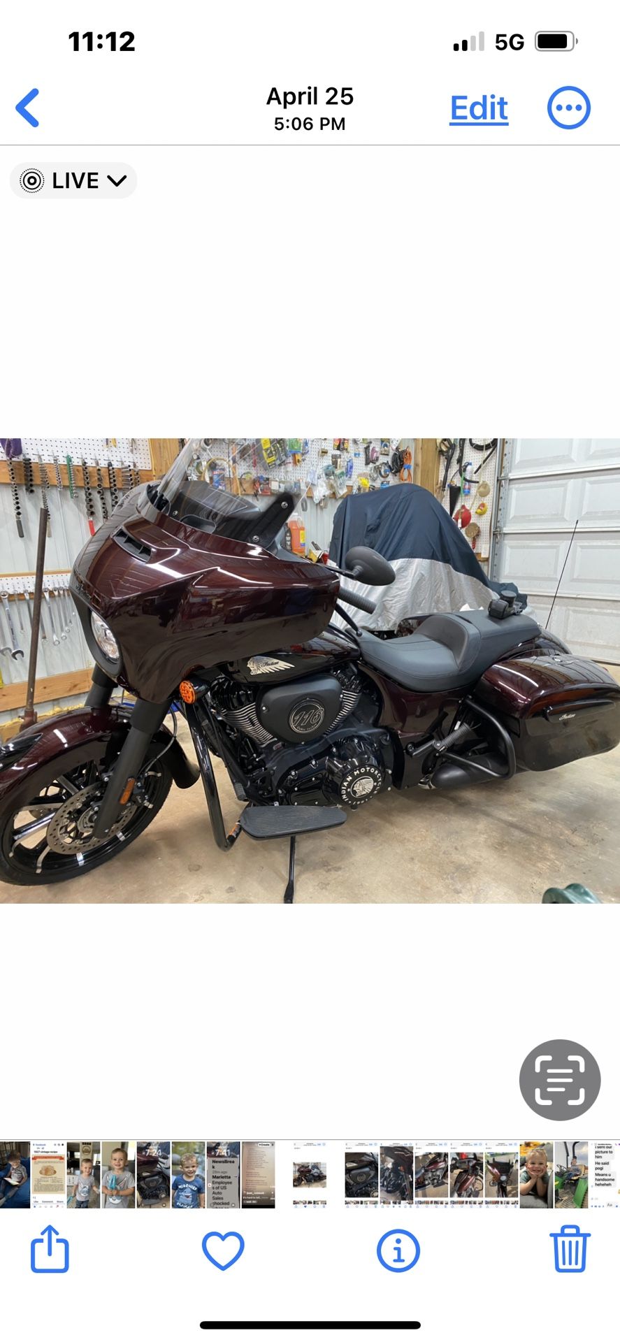 2021 Indian Chieftain Indian Chieftain  Dark horse