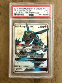 PSA 9 - Rayquaza GX - H.F Prem. Collection Promo