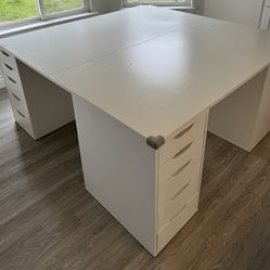 XL Homeschool Table 4 Sets Of Drawers