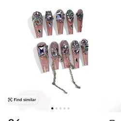 New Designer Acrylic Nail Set