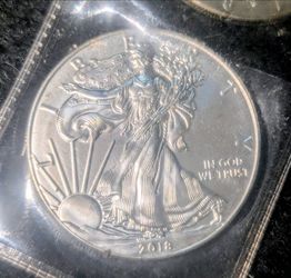 1oz .999 Silver 2018 Walking Liberty U. S. Mint coin