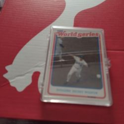 World Series 1988 Dodgers Set & 1988 Bazooka Card Set.  Cash Porch Pickup Redmond 