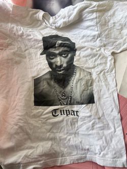 Tupac T-Shirt, Few Small Spots, Size M
