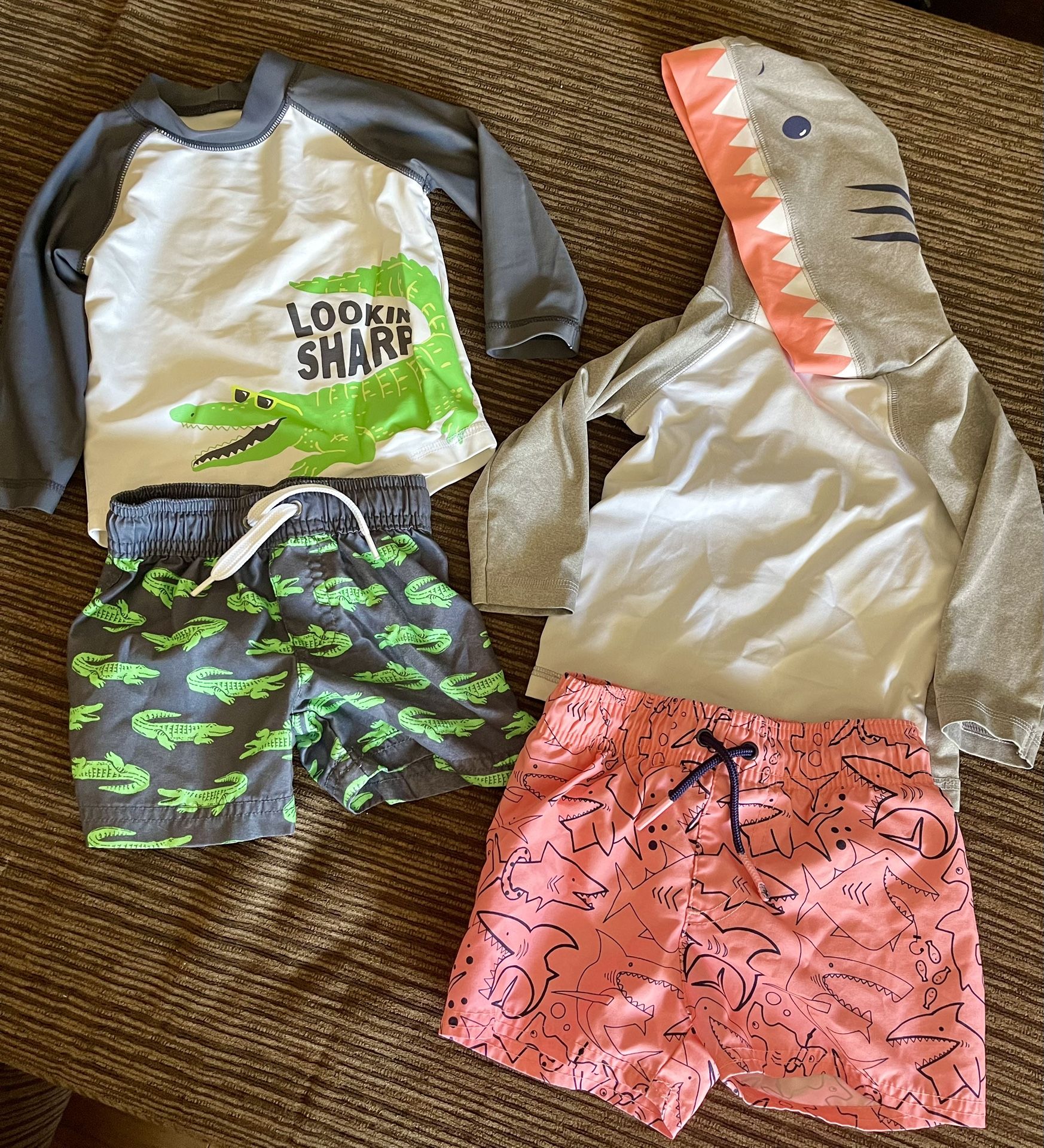 Swimsuits Sizes 6/9 And 12 Months