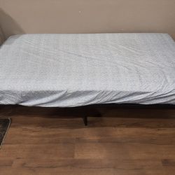 Twin Bed Frame With Mattress 