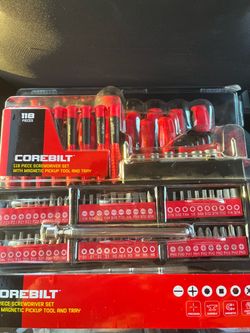 Corebilt 118-Piece Screwdriver Set