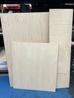 Precut Sheets of 1/4" Maple Plywood