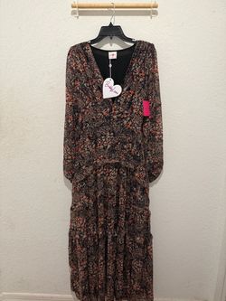 BuddyLove Floral Maxi Dress with Tags