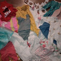Box Of Premature Baby Girl Clothes 