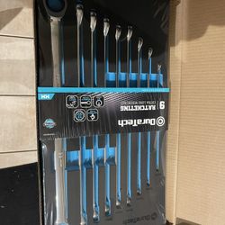 Duratech  9 Piece Extra Long Ratchet Wrench Set MM 8,10,12,13,14,16.17,19,22