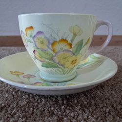 Old Royal Bone China Teacup and Saucer 
