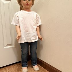35” Vintage Doll 