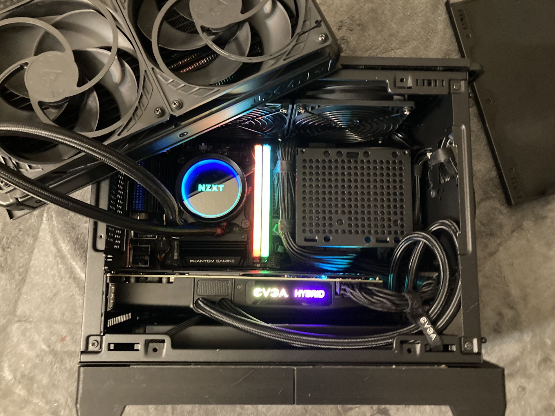 I9-9900K + RTX 3080 TI Dual Water-Cooled AIO Custom ITX Gaming PC, 2 TB, Spent $3300