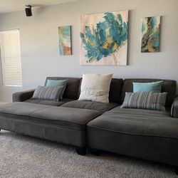 Couch & Ottoman + everything pictured!