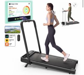 UREVO Strol 2E Pro Smart Walking Pad Treadmill With Safety Handle, 12% Incline