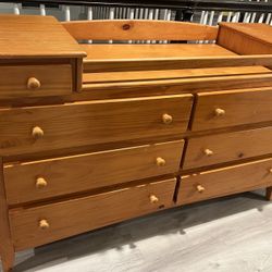 Wood changing Table