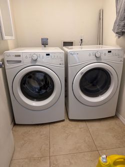 Washer and dryer