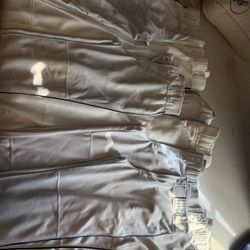 White Baseball Pants 