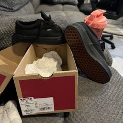 Size 2 Black Van Shoes