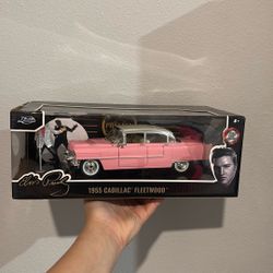 Jada Toys Hollywood Rides Elvis Presley 1955 Pink Cadillac Fleetwood Die Cast