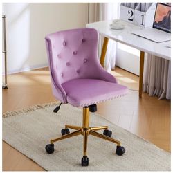 VinGli Mauve Purple Armless Home Office Chair