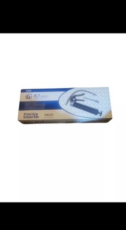 JGT Grease Gun, 6000 PSI Heavy Duty Pistol Grip Grease Gun, Grease Gun Kit