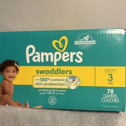 Pampers Size 3 Box $20 FIRM