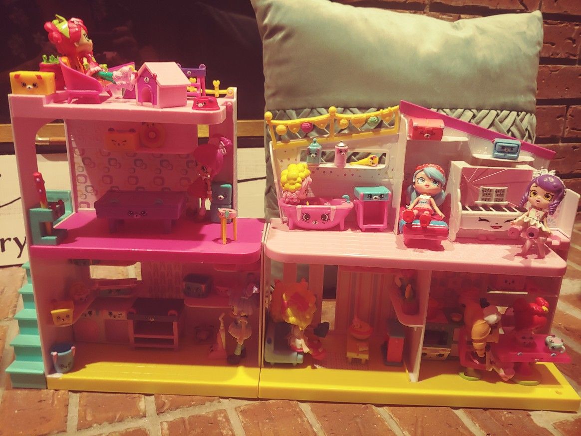 Shopkins home with accessories