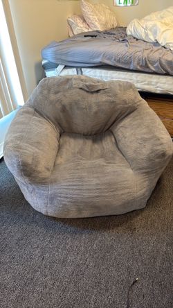 Large plush chair
