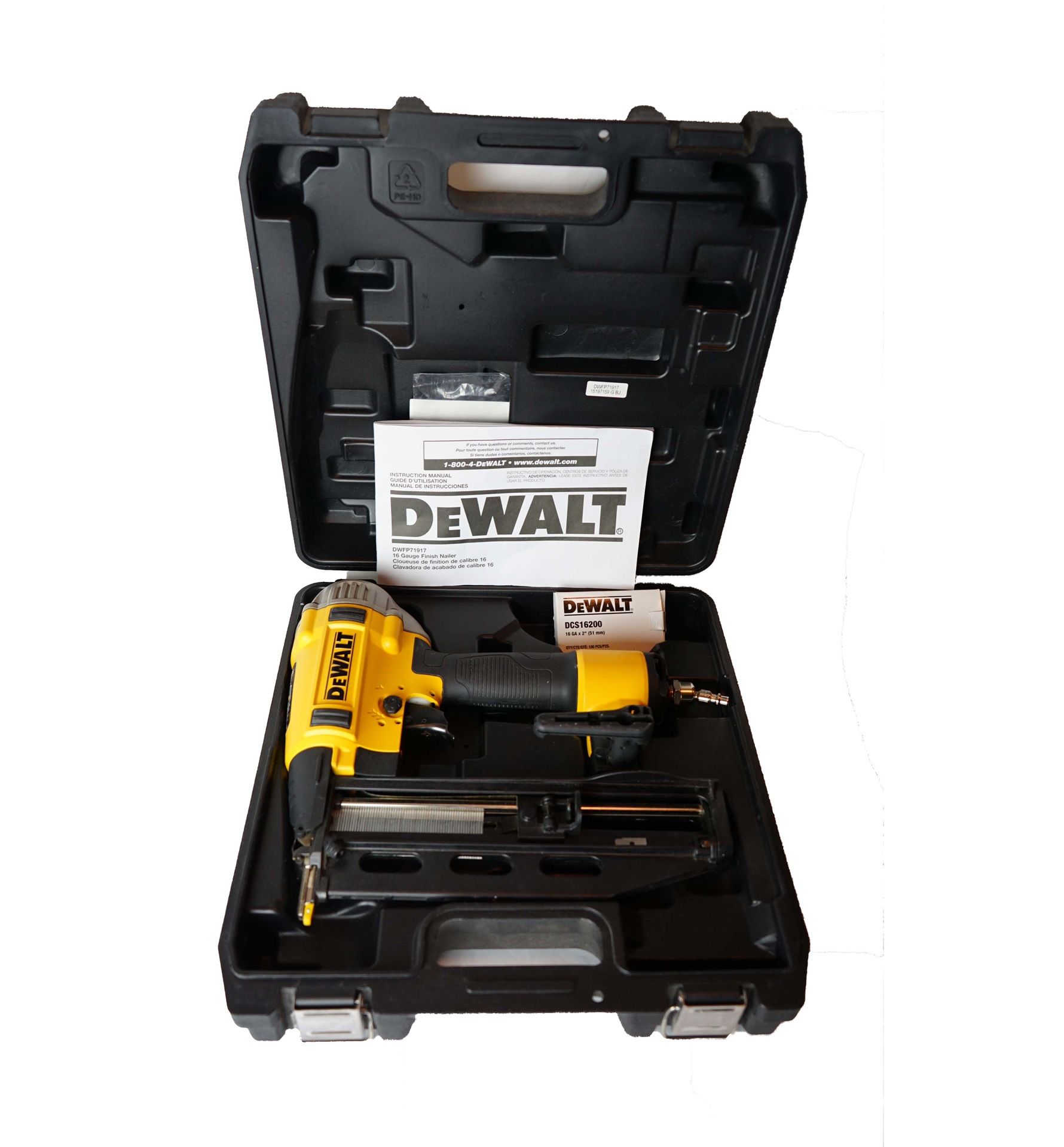 DeWalt 16-Gauge Pneumatic Finish Nailer