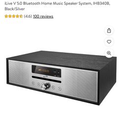 Music Stereo CD And  FM  Bluetooth Speaker 