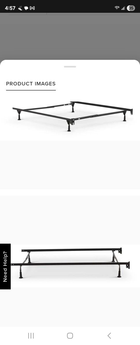 Full Size Metal Bed Frame
