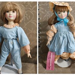 Suzanne Gibson Jack & Jill Dolls From Reeves International