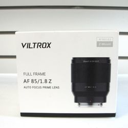 VILTROX FULL FRAME AF 85/1.8Z AUTO FOCUS PRIME LENS FOR NIKON Z  MOUNT 