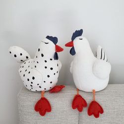 Target Bullseye's Playground Fabric Chicken Decor Dot Ivory "YOU CHOOSE" NEW '20