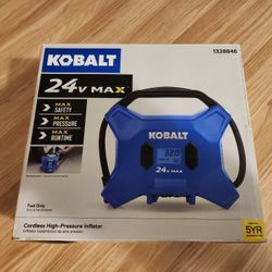Kobalt 24-Volt Cordless High Pressure Air Inflator -BRAND NEW 