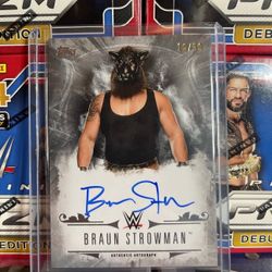 WWE Braun Strowman Auto