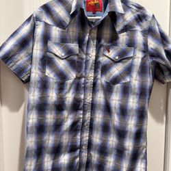 Men’s Medium Rodeo Pearl Snap Shirt