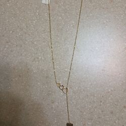 10 K Gold Necklace.  Weight Is 2.4 Grams.  Brand New 