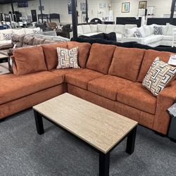 New Ashley Spice Sectional. Delivery & Set Up Available 
