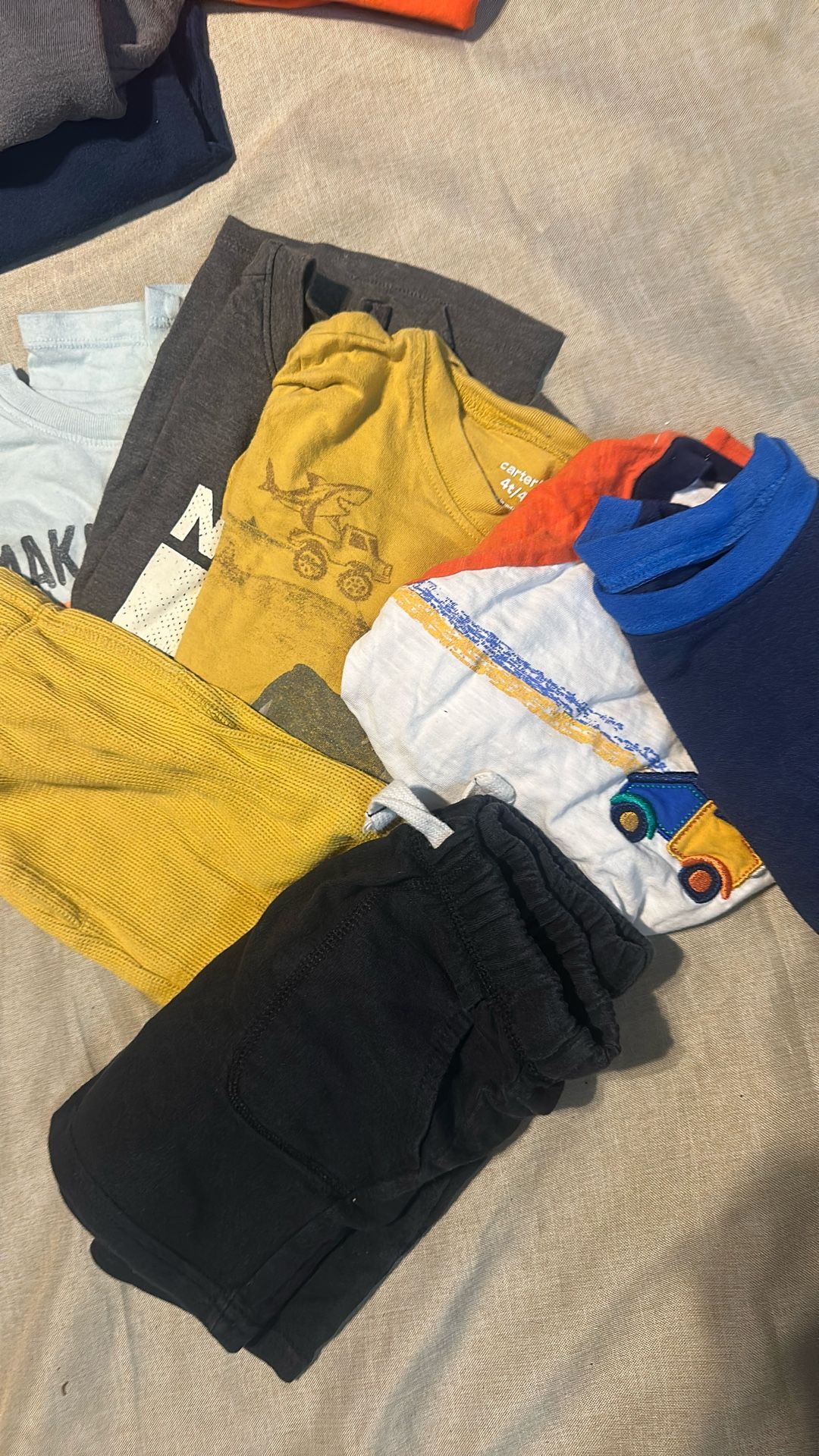 Lot Seven Pants Shirts Boys 3/4t