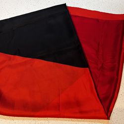 Beautiful Red And Black Scarf