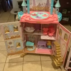Disney Princess Doll House And American Doll Ice Cream Truck 