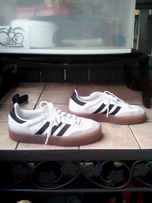 Adidas White Sneakers Size 7