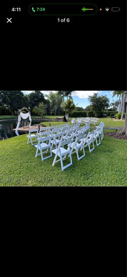 Resin chairs r,e,n,t