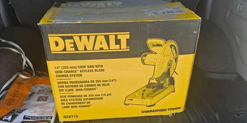 Dewalt 14" chop saw