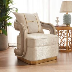 Aurora Palace Beige Chair / HD-C9003