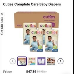 Cuties diapers size 7